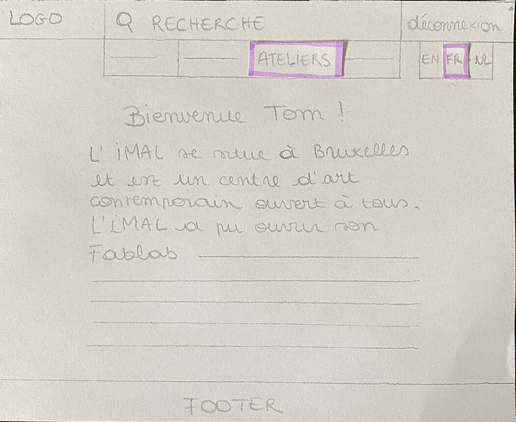 Photo prototype papier desktop